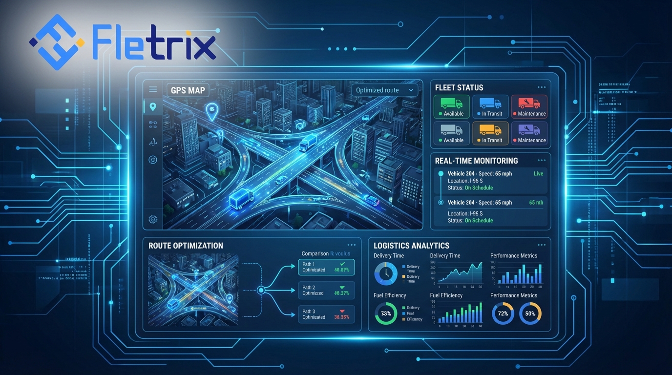 GPS實時追蹤物流優化 - 智能車隊管理